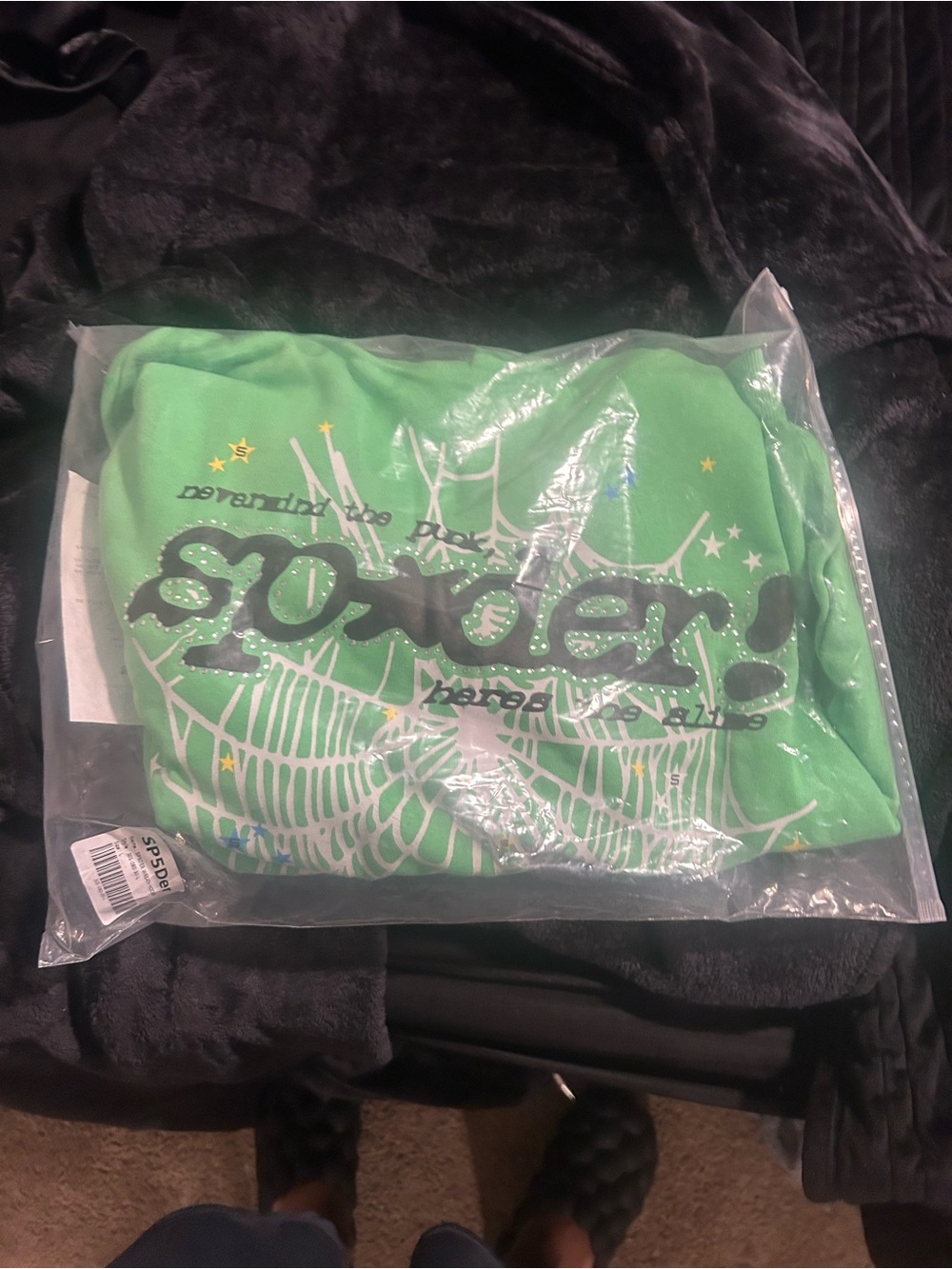Sp5der Hoodie Green